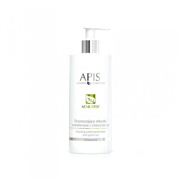 Apis acne-stop oczyszczające mleczko antybakt. z zieloną herbatą 500 ml