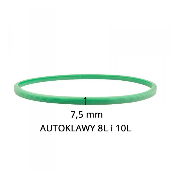 Woson uszczelka silikonowa do autoklawów 10 L i 12 L zielona 7,5 mm
