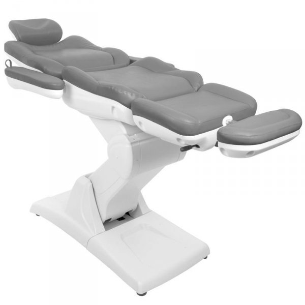 Fotel kosmetyczny elektr. Azzurro 870 3 siln. szary