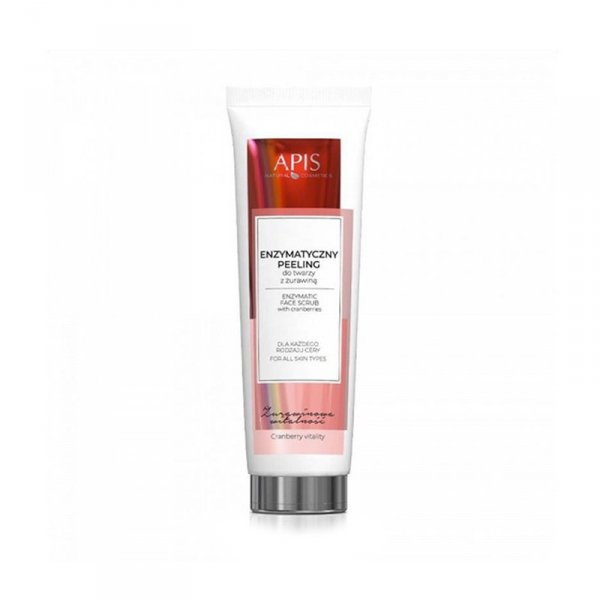 Apis żurawinowa witalność, enzymatyczny peeling do twarzy z żurawiną, 100 ml