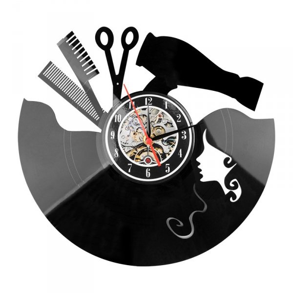 Zegar dekoracja fryzjerski Q-102
