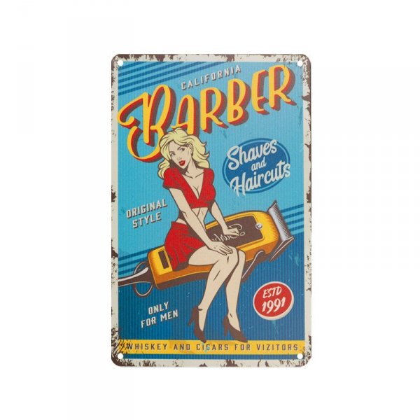 Tablica ozdobna barber B077