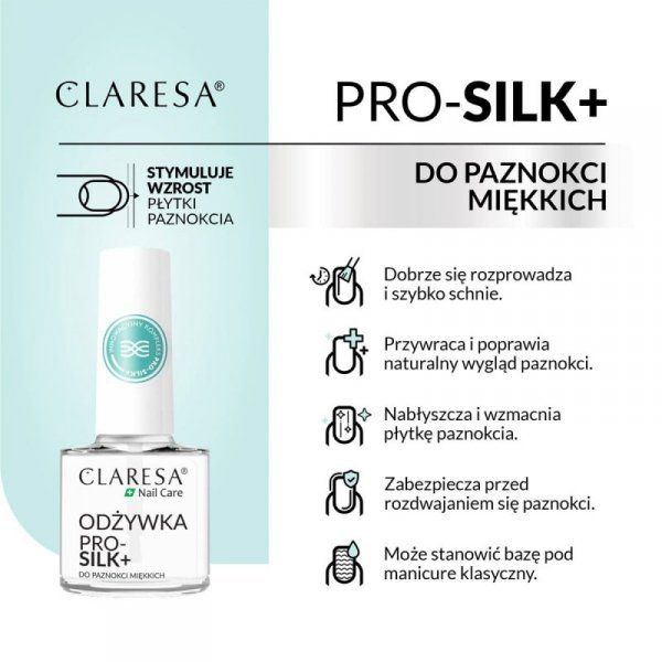 CLARESA Odżywka do paznokci Silk+ 5 g