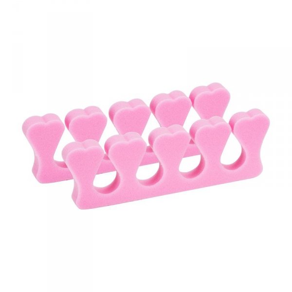 Separatory piankowe do pedicure 100 szt. różowe