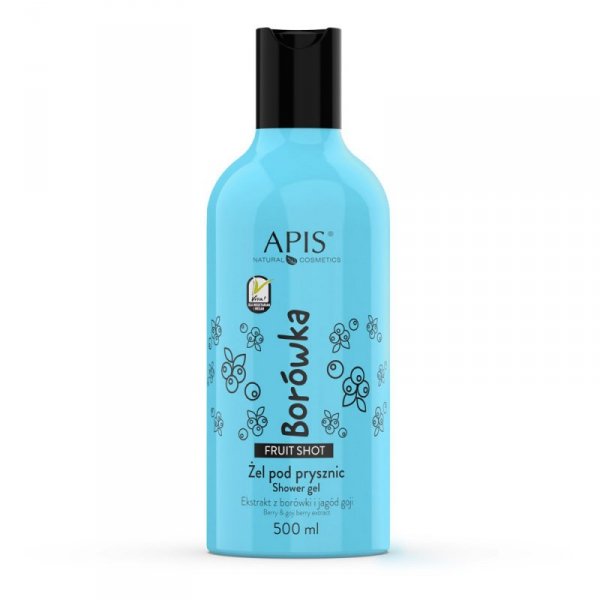 Apis fruit shot, borówkowy żel pod prysznic 500 ml