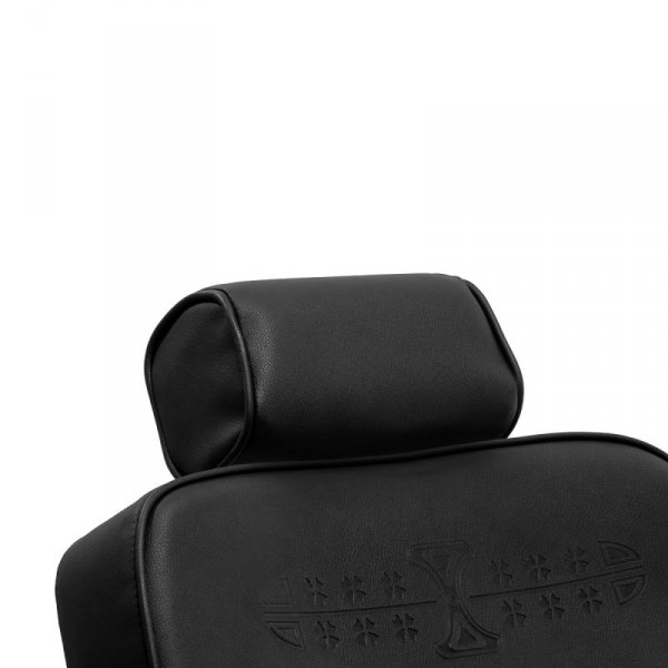 Fotel barberski MT-91021G Czarny
