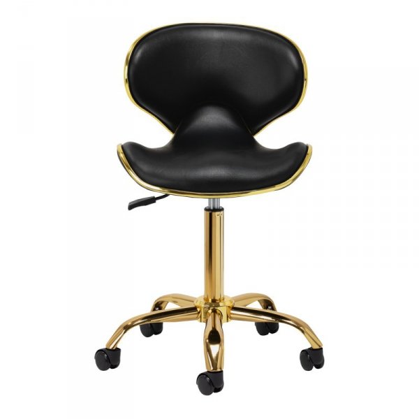 Gabbiano taboret kosmetyczny Q-4599G czarny