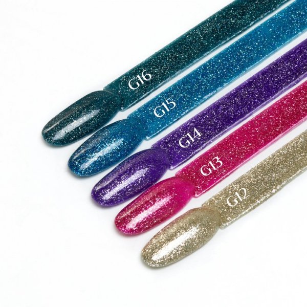 OCHO NAILS Lakier hybrydowy glitter G12 -5 g