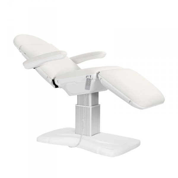 FOTEL KOSMETYCZNY ELEKTR. ECLIPSE 4 SILN. BIAŁY