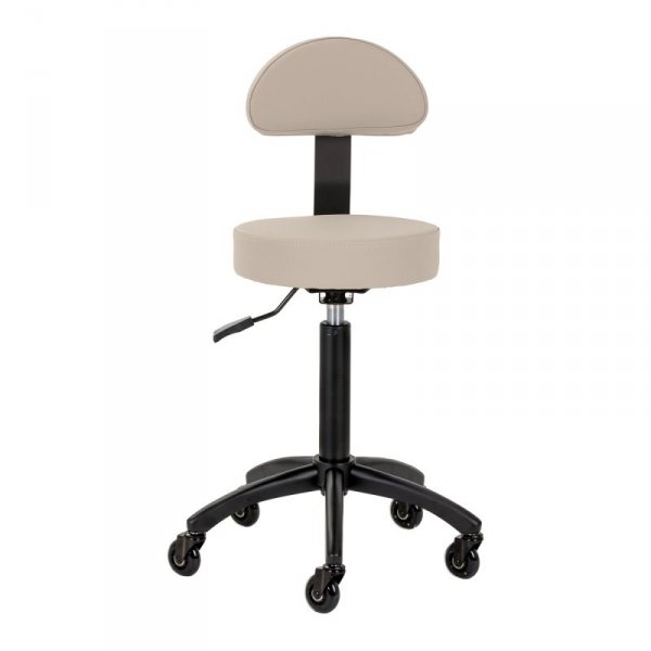 Taboret fryzjerski Gabbiano D026 beżowy