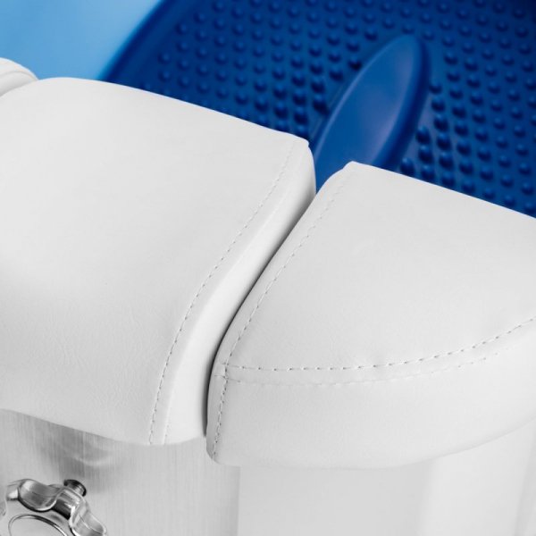 Brodzik Azzurro z masażerem i wózkiem białym