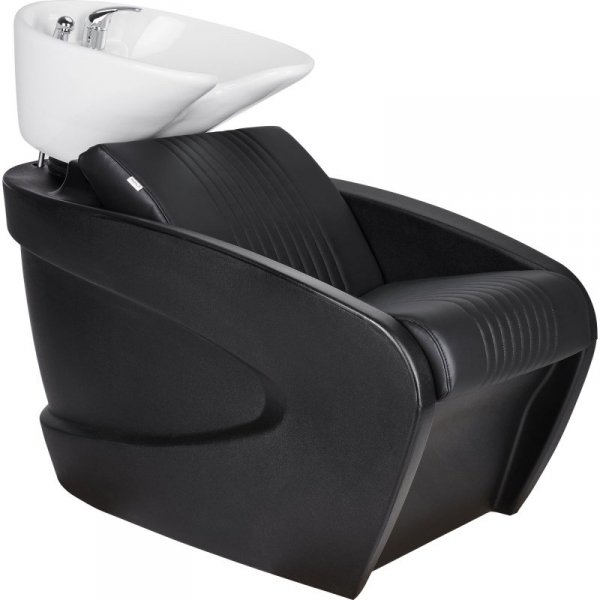 MYJNIA VANITY Z PRZESZYCIAMI MISA BIAŁA S/OBUDOWA CZARNA/P-7 (48H)