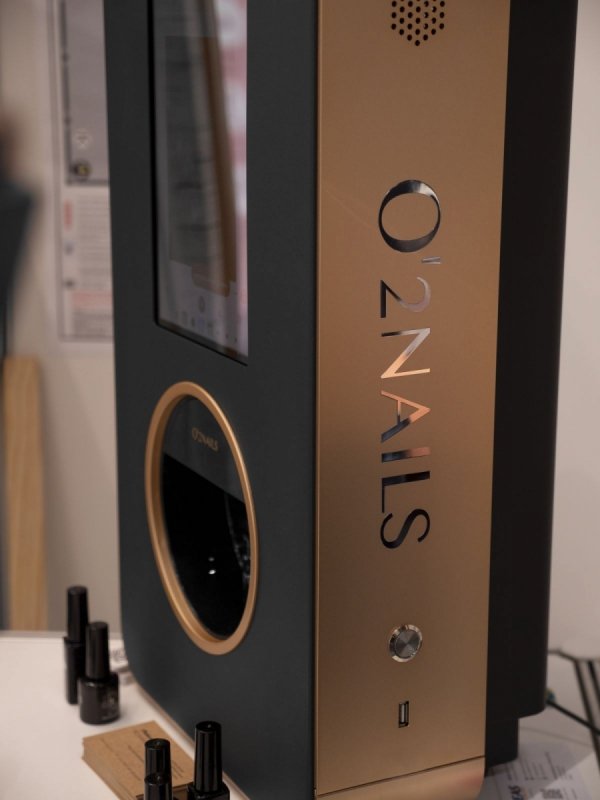 O2NAILS Profesjonalna drukarka do paznokci X11 Plus 	LAMPA  BSL-01 LED 24W CLIP Złóta