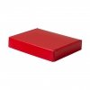Pudełko fasonowe na prezent czerwone