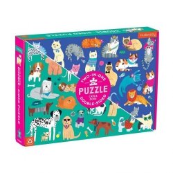 Mudpuppy Puzzle dwustronne Koty i psy 100 elementów 6