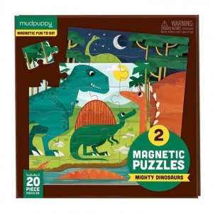 Mudpuppy Puzzle magnetyczne Dinozaury 4