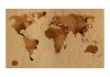 Fototapeta - Herbaciana mapa świata
