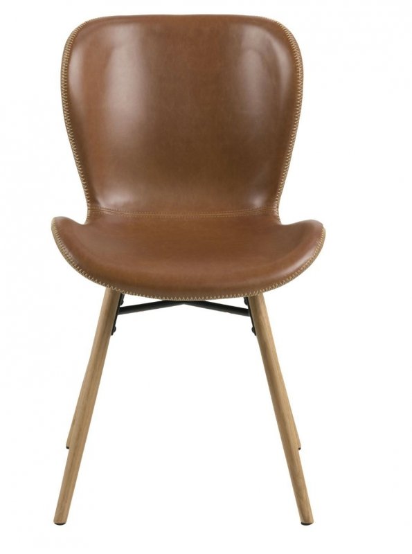 Krzesło Batilda Retro brandy /naturalne