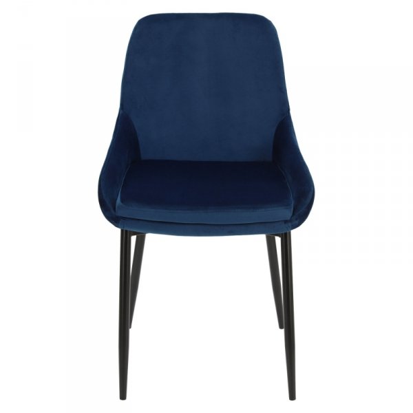 Krzesło Floyd Velvet niebieskie