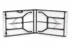 Zestaw cateringowy stół bankietowy 180cm 2 ławki biały ModernHome