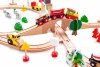Drewniany pociąg kolejka 74 elementy ECOTOYS