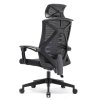 Fotel ergonomiczny ANGEL biurowy obrotowy Spino czarny