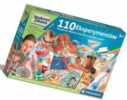 110 eksperymentów naukowa zabawa Clementoni #G3