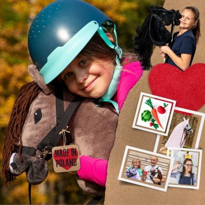 Hobby Horse Skippi - koń na kiju - Kasztanowaty
