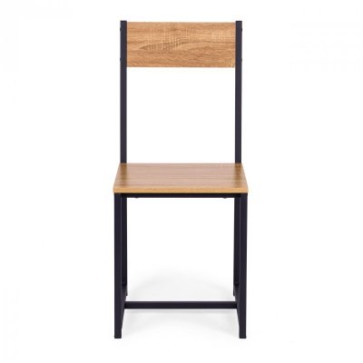 Zestaw komplet mebli stolik 2 krzesła metal MDF ModernHome
