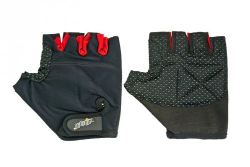 RĘKAWICZKI ROWEROWE LYCRA r.XXL czarne