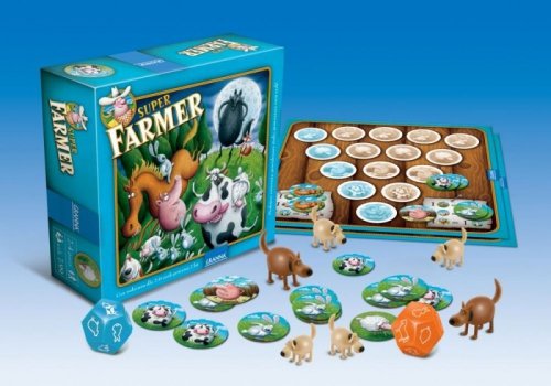 Gra Super Farmer De Lux Rodzinna gra planszowa #G2