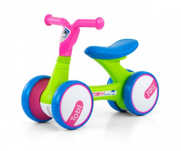 Jeździk rowerek biegowy Tobi Pink-Green Milly Mally 
