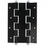 Zawias sprężynowy dwustronny AMIG 180 x 133,5 mm aluminium czarny 