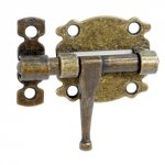 Zasuwka ogrodowa mod.484/100 złoto antyczne 