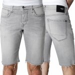 Pepe Jeans krótkie spodnie męskie szorty jeansowe szare PM800505-000