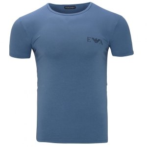 Emporio Armani t-shirt koszulka męska niebieska 111670-2F715-16636