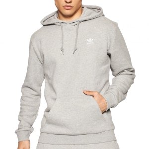 Adidas Originals bluza Trefoil Essentials Hoodie szara FM9588