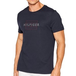 Tommy Hilfiger t-shirt koszulka męska granatowy MW0MW25671-DW5