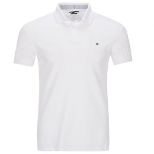 Tommy Hilfiger koszulka polo polówka męska Regular Fit biała MW0MW17770 YBR