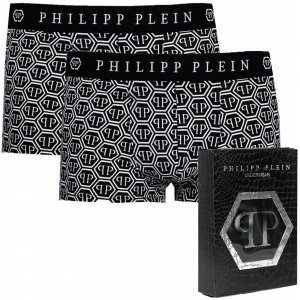 Philipp Plein bokserki męskie 2-pack czarne UUPB41-99