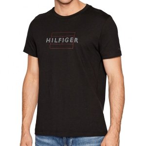 Tommy Hilfiger t-shirt koszulka męska czarny MW0MW25671-BDS