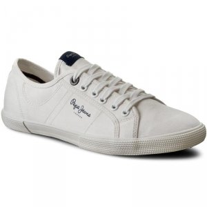 Pepe Jeans buty męskie białe tenisówki Aberman 2.1 PMS30352 800 White