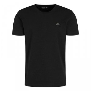 Lacoste t-shirt koszulka męska regular fit czarny