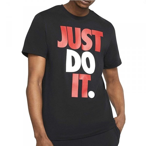Nike męski t-shirt koszulka czarna Just Do It CK2309-010