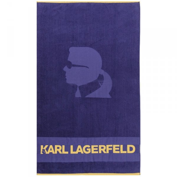 Karl Lagerfeld ręcznik niebieski