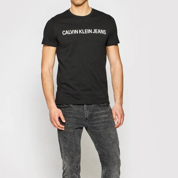 Calvin Klein t-shirt koszulka męska czarna J30J307855-099