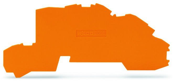 ścianka końcowa/wewnętrzna gr. 0,8 mm, pomarańczow