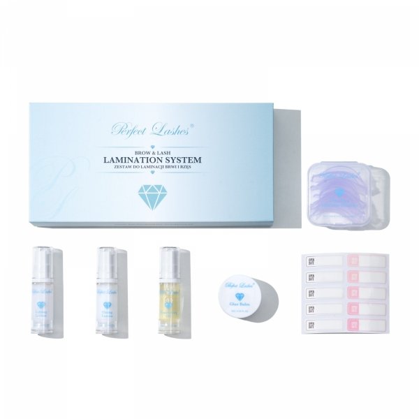 Profesjonalny Zestaw do liftingu rzęs i laminacji brwi .Preparaty + wałeczki
