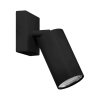 Spot ścienno sufitowy MANAM GU10 1D BLACK IDEUS