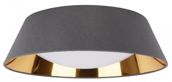 MOLA PLAFON 43 16W LED 6500 K Z ABAŻUREM SZARY